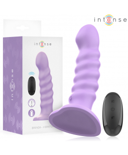 INTENSE - BRENDA VIBRATORE TAGLIA M DESIGN A SPIRALE 10 VIBRAZIONI TELECOMANDO VIOLA