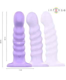 INTENSE - BRENDA VIBRATORE TAGLIA M DESIGN A SPIRALE 10 VIBRAZIONI TELECOMANDO VIOLA