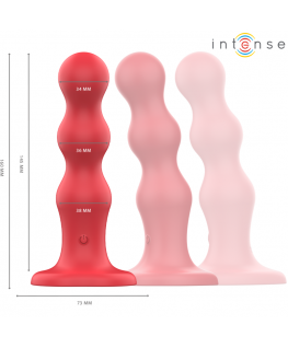 INTENSE - CODY VIBRATORE CON VENTOSA TELECOMANDO ROSSO