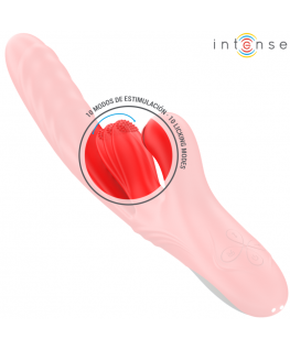INTENSE - VIBRATORE MULTIFUNZIONE ROSALIA 3 IN 1 ROSSO