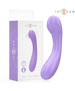 INTENSE - VIBRATORE BECKY 19 CM RISCALDABILE 7 VIBRAZIONI VIOLA