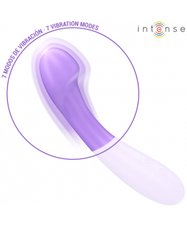 INTENSE - VIBRATORE BECKY 19 CM RISCALDABILE 7 VIBRAZIONI VIOLA