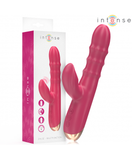 INTENSE - CHLOE VIBRATORE MULTIFUNZIONE 3 IN 1 ROSSO