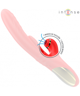 INTENSE - KAROL VIBRATORE MULTIFUNZIONE SPINTA E STIMOLAZIONE E ONDE STIMOLANTI ROSSO