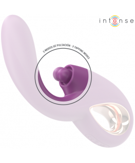 INTENSE - LALI VIBRATORE MULTIFUNZIONE PUNTO G TAPPING & THRUST & VIBRATION VIOLA