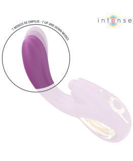 INTENSE - LALI VIBRATORE MULTIFUNZIONE PUNTO G TAPPING & THRUST & VIBRATION VIOLA
