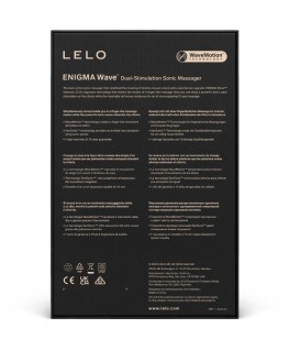 LELO - ENIGMA WAVE MASSAGGIATORE A TRIPLA VIBRAZIONE NERO
