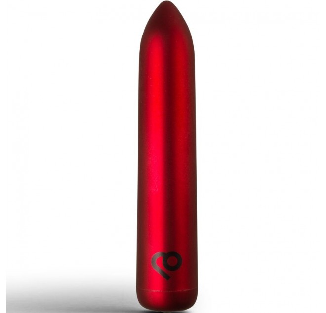 ROCKS-OFF - PROIETTILE VIBRANTE RICARICABILE ROSSO PAPAVERO