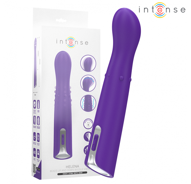 INTENSE - HELENA BEADS VIBRATORE OSCILLANTE SU E GIÙ 13,5 CM