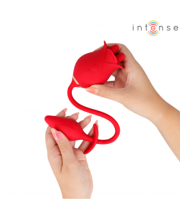 INTENSE - MELANIE STIMOLATORE DOPPIO PER CLITORIDE CON LINGUA A ZIGZAG