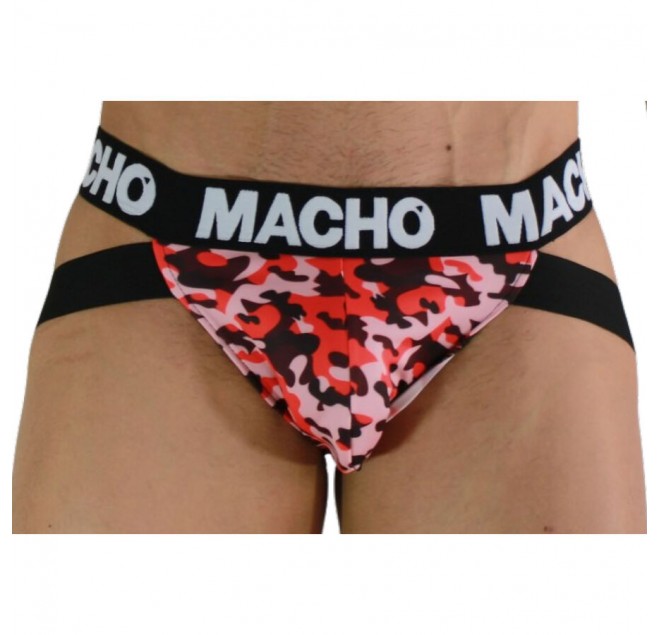MACHO - MX28MR JOCK MILITARE ROSSO L