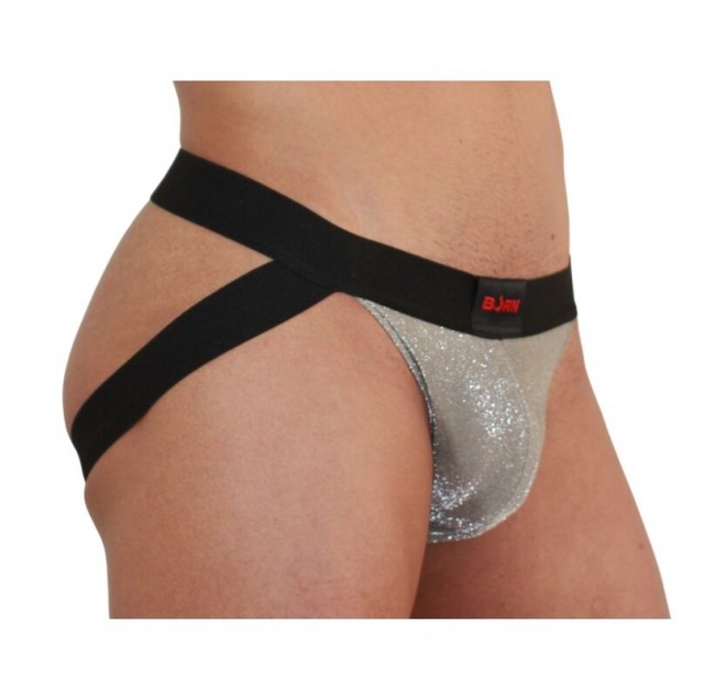 BURN - 001 JOCK BEIGE LUCIDO / NERO L