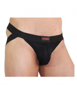 BURN - 003 JOCK NERO LUCIDO XL BURN - 003 JOCK NERO LUCIDO XL che trovi in offerta solo su SexyShopOnline a -35% di sconto