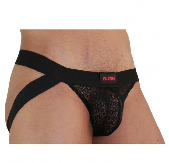 BURN - 005 JOCK LINGERIE NERO M