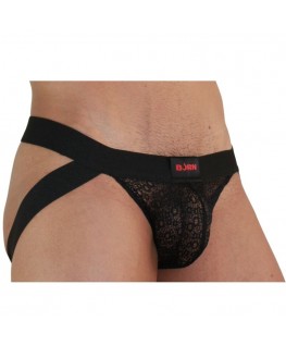 BURN - 005 JOCK LINGERIE NERO XL