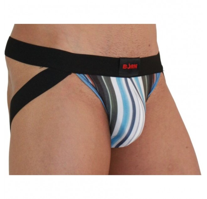 BURN - 009 JOCK MULTICOLORE / NERO L