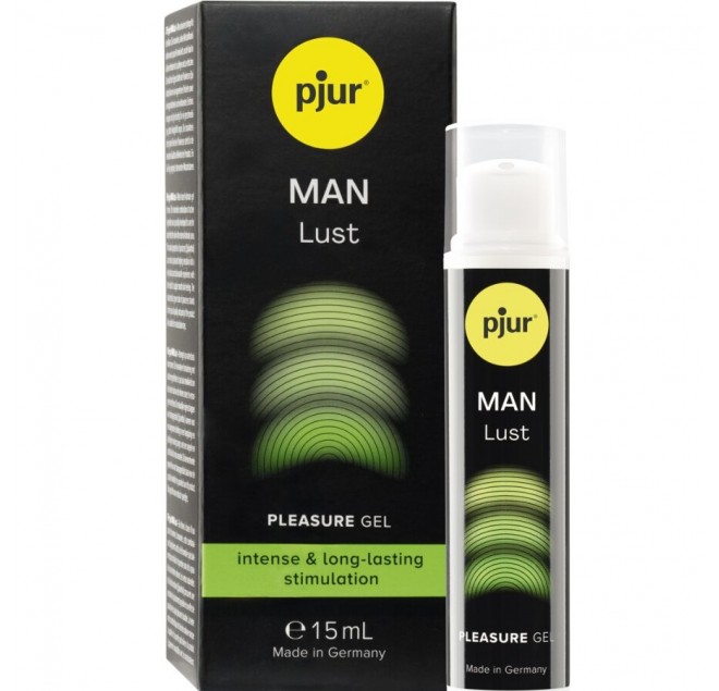 PJUR - MAN LUST PLEASURE GEL STIMOLAZIONE INTENSA E DI LUNGA DURATA 15 ML