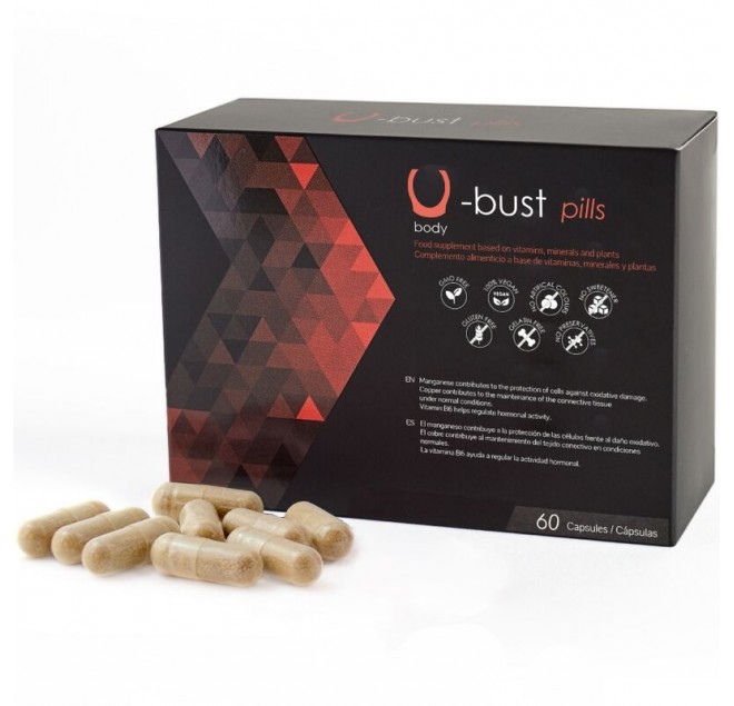 500 COSMETICS - U-BUST CAPSULE PER L'INGROSSAMENTO DEL SENO - 60 CAPSULE