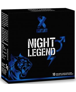 XPOWER - NIGHT LEGEND STIMOLANTE AD AZIONE RAPIDA PER EREZIONE E PRESTAZIONI 10 CAPSULE