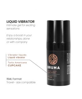 BRUMA - VIBRATORE LIQUIDO ULTRA SCORREVOLE CUPCAKE 15 ML
