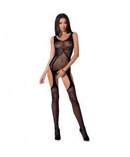 PASSION WOMAN BS061 BODYSTOCKING BLACK ONE SIZE