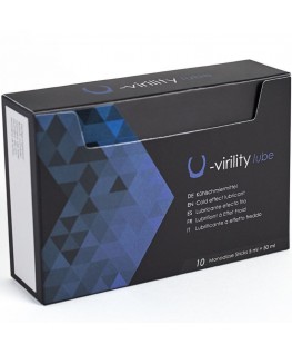 500 COSMETICS - U-VIRILITY LUBE LUBRIFICANTE EFFETTO FREDDO 10 X 5 ML