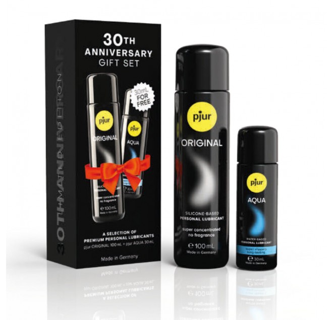 PJUR - COFANETTO 30° ANNIVERSARIO PJUR ORIGINAL 100 ML + PJUR AQUA 30 ML IN REGALO
