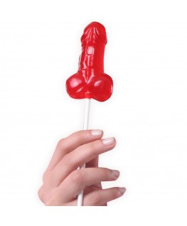 SECRETPLAY - LECCA-LECCA GOMMOSO ALLA FRAGOLA A FORMA DI PENE