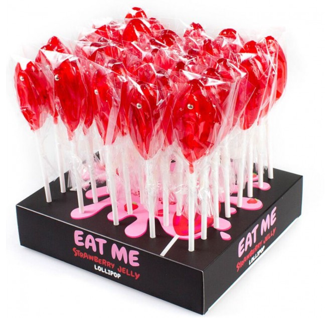 SECRETPLAY - ASSORTIMENTO ESPOSITIVO LECCA LECCA AL PENE CON ALCOOL 40 UNITÀ