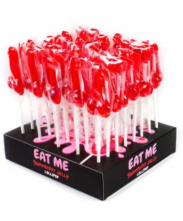 SECRETPLAY - ASSORTIMENTO ESPOSITIVO LECCA LECCA AL PENE CON ALCOOL 40 UNITÀ