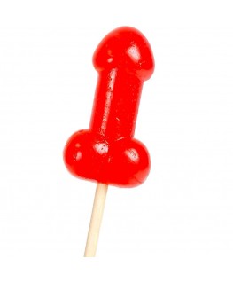 SECRETPLAY - LECCA-LECCA A FORMA DI PENE DI CARAMELLA ALLA CILIEGIA CON EFFETTO CALORE PICCANTE