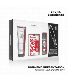 BRUMA XPERIENCE - KIT TENTAZIONE DOLCE ALLA FRAGOLA CON POTENZIATORE DI ORGASMO