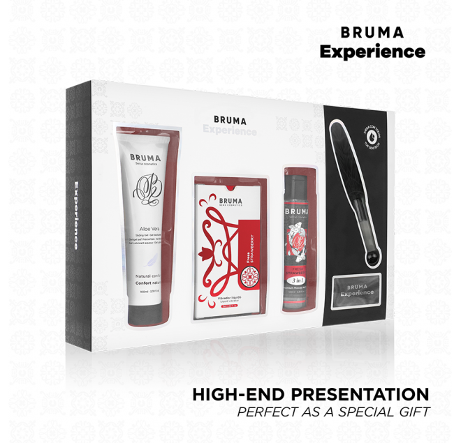 BRUMA XPERIENCE - KIT TENTAZIONE VIBRO-ORGASMICA DOLCE FRAGOLA