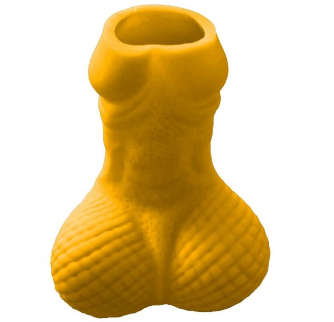 DIABLO PICANTE - BICCHIERE DA SHOT A FORMA DI PENE GIALLO