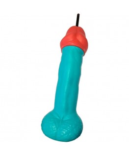 DIABLO PICANTE - COPPA PER PENE IN PLASTICA BLU