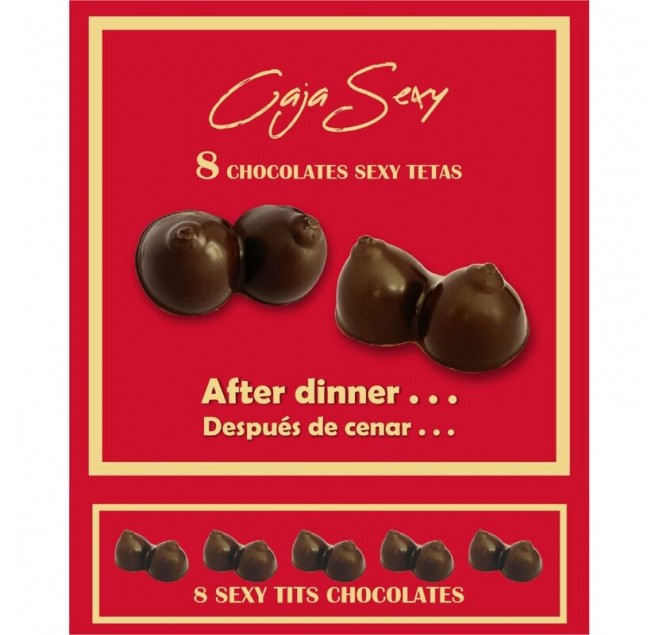 DIABLO PICANTE - 8 CIOCCOLATI CON TETTE SEXY