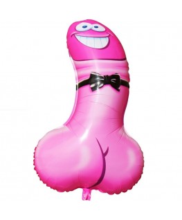 DIABLO PICANTE - PALLONCINO ROSA A FORMA DI PENE PER FESTE
