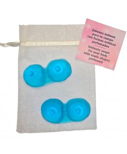 DIABLO PICANTE - SAPONI PROFUMATI A FORMA DI 2 SENI BLU