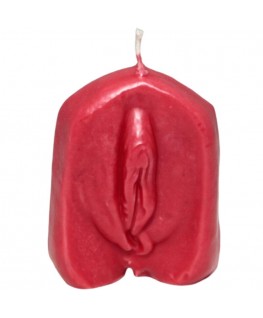 DIABLO PICANTE - CANDELA A FORMA DI VAGINA ROSSO