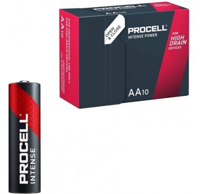PROCELL - INTENSE POWER ALKALINE LR6 AA 1.5V SCATOLA*10