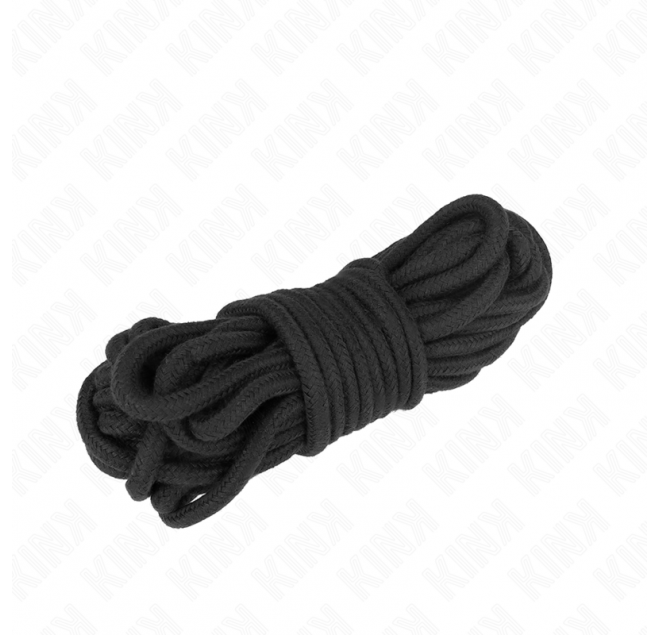 KINK - CORDA IN COTONE 5 METRI NERA