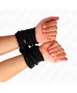 KINK - CORDA IN COTONE 20 METRI NERA