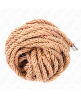 KINK - CORDA DI CANAPA CON TESTA IN METALLO 10 METRI
