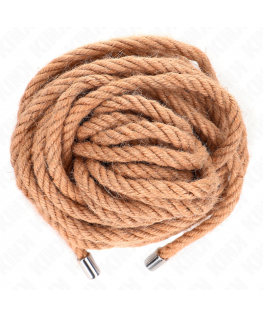 KINK - CORDA DI CANAPA CON TESTA IN METALLO 10 METRI