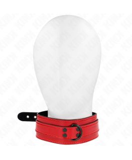 KINK - COLLANA REGOLABILE VINO ROSSO 37,5-49,5 CM X 5 CM