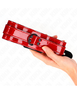 KINK - COLLANA REGOLABILE VINO ROSSO 37,5-49,5 CM X 5 CM