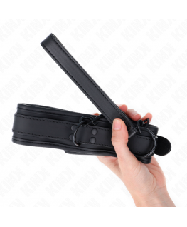 KINK - COLLARE BONDAGE IN NEOPRENE MODELLO 1 CON CINTURA 78 CM REGOLABILE 37,5 X 49,5 CM