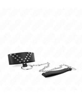 KINK - COLLANA CON CINTURA 65 CM CON RIVETTO A V REGOLABILE 36-43 CM X 5 CM