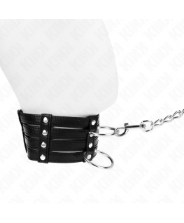 KINK - COLLANA CON CINTURA 65 CM STILE SUB REGOLABILE 35-51 CM X 7 CM