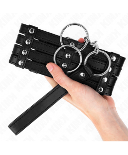 KINK - COLLANA CON CINTURA 65 CM STILE SUB REGOLABILE 35-51 CM X 7 CM